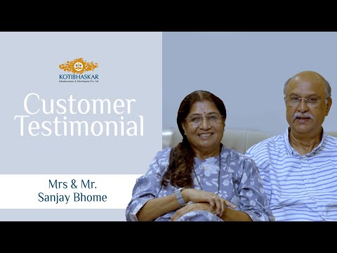Mr & Mrs Sanjay Bhome Testimonial