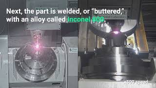Hybrid manufacturing system enables repairs from feedstock to finish