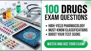100 Drugs Exam Questions: Master Pharmacology for 2026 Nursing Exams