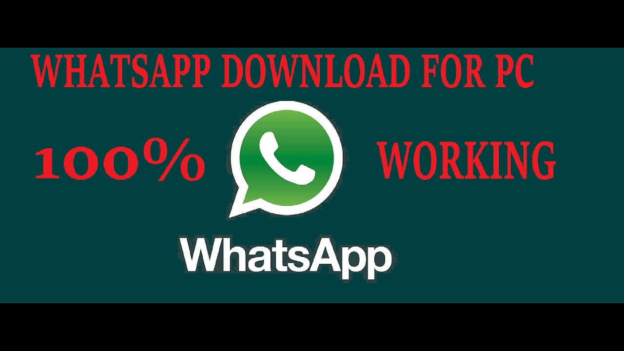 WHATSAPP DOWNLOAD FOR LAPTOP AND COMPUTER 100 WORKING YouTube Whatsapp download for laptop and computer 100 working youtube