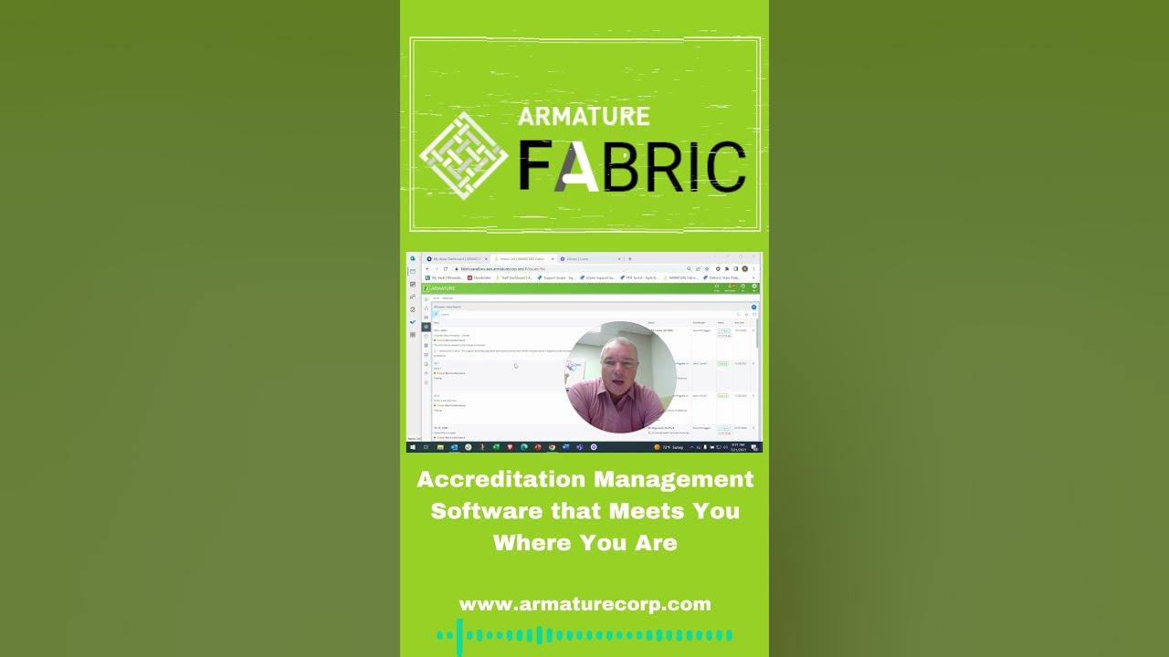 ARMATURE Fabric Applying the 80/20 Rule in Accrediation Management