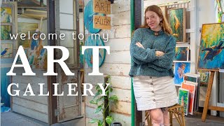 Inside My Studio Art Gallery Rainforest Market Tour
