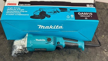 Unboxing the Makita GA5010 Angle Grinder | 5" Power Tool Review & Test