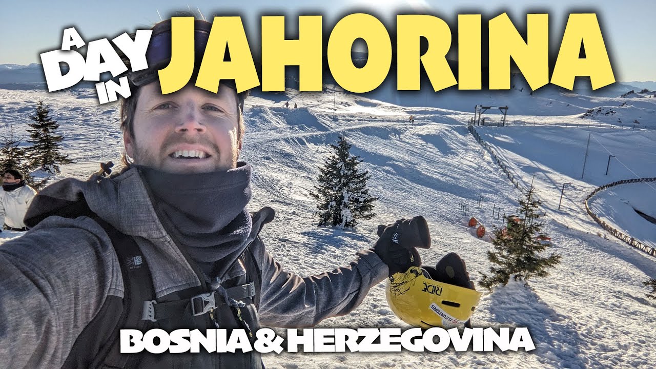 A Day in JAHORINA... Skiing & Hitch-hiking | Bosnia & Herzegovina in DECEMBER 🇧🇦 (Travel Vlog)