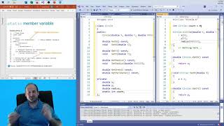 C++ Classes - Part 2 of 3 - Static Variables, Constructors, and Operator Overloading
