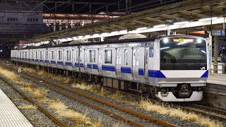 小山駅 E531系・4052レ・E231系 発車・通過