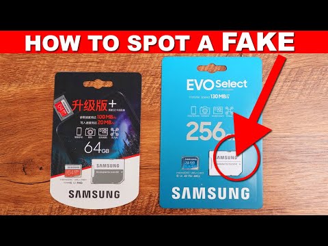 How to tell FAKE Samsung SD Memory Card EASY WAY! (2022)