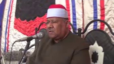 رائعة الشيخ محمود ابو الوفا الصعيدي . سورة الانعام 6