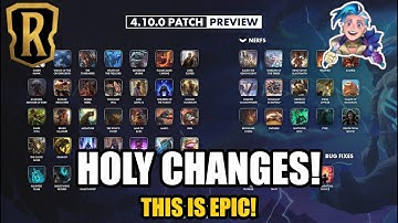 Patch 4.10.0 is LOOKING GOOOOOOOOD - Legends of Runeterra