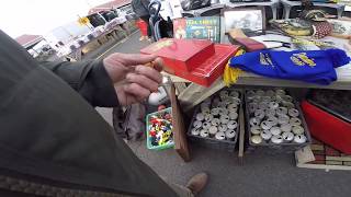 Shopping the flea market! Never know what treasures we’ll find!