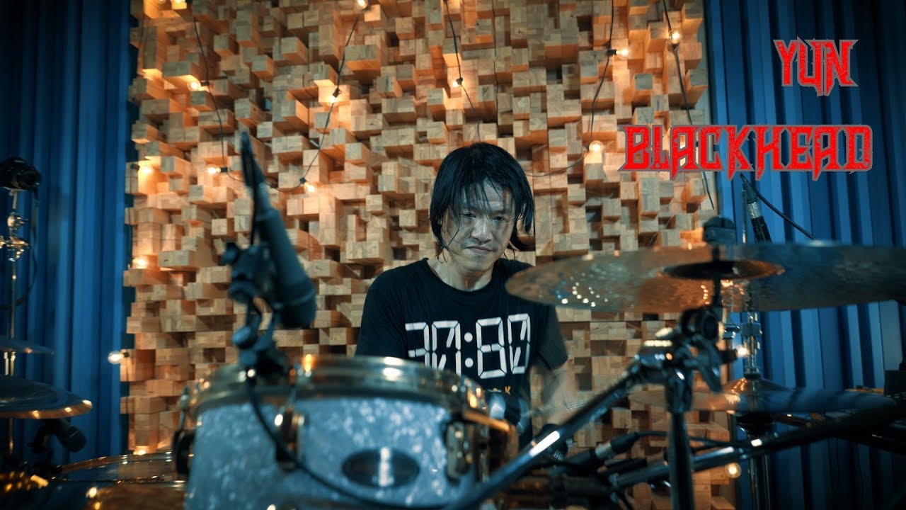 พี่ยุ่น BlackHead [Drum Cover] Pantera - Domination