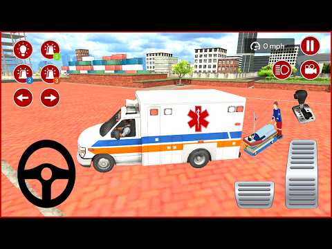 4K Ambulans oyunu izle 3D || American Ambulance Simulator #463 Ambulans oyunları 3D Android Gameplay
