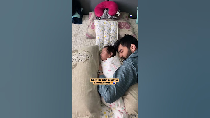 When you catch both your babies sleeping 🧿❤️✨ #husband #father #love #family