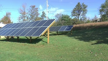 Solar Panel Mounting On DIY Ground Mount