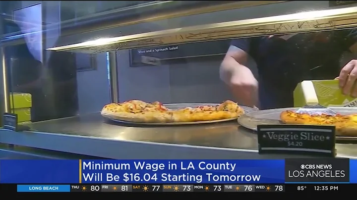 Minimum wage goes up in LA County on July 1