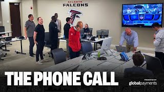 Zion Logue gets the phone call that makes him an Atlanta Falcon | 2024 NFL Draft