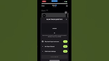 Play track & type track name | Blum Track Quest verification code 2024 ✅