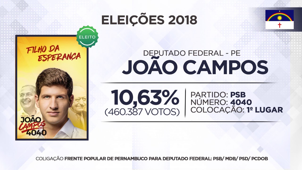 João Campos 4040 - Jingles (Eleições 2018 - Pernambuco)