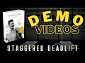 Staggered Stance Deadlift (DEMO) - Kettlebell