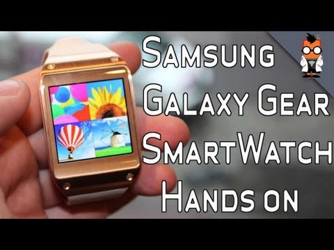 Samsung Galaxy Gear Smartwatch Hands On at IFA 2013