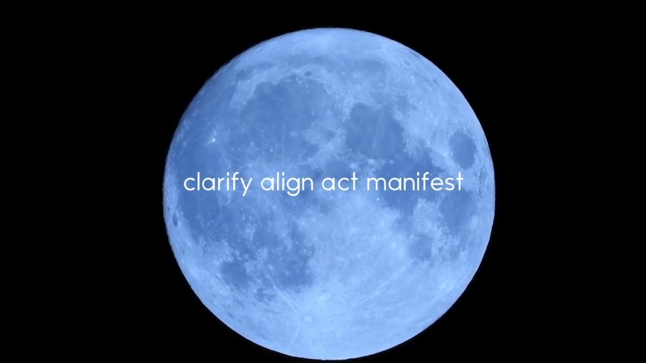 clarity alignment action = manifest | blue moon lofi manifestation playlist soft cute songs