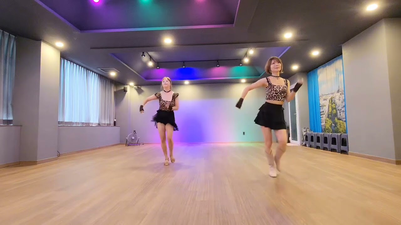 Keep on Samba linedance (demo) Improver level [DiVa LINEDANCE] 디바반 수업영상