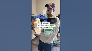 10 SLIDES RANKED LEAST TO MOST COMFORTABLE 😌✅ #shorts #slides #comfort #most #sneakers #trending