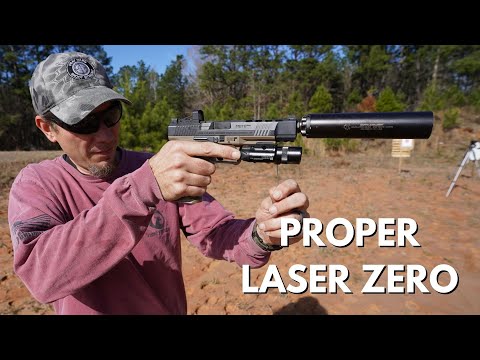 How To Zero Your Pistol Laser To Work At Any Distance