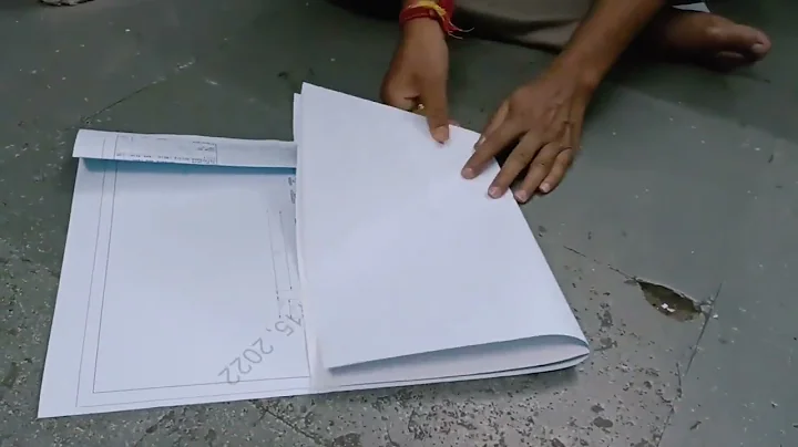 #Easy To Folding A2 Size Paper To A4 Size Paper..!!