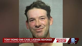 Tony Romo pleads no contest to OWI after Milwaukee arrest