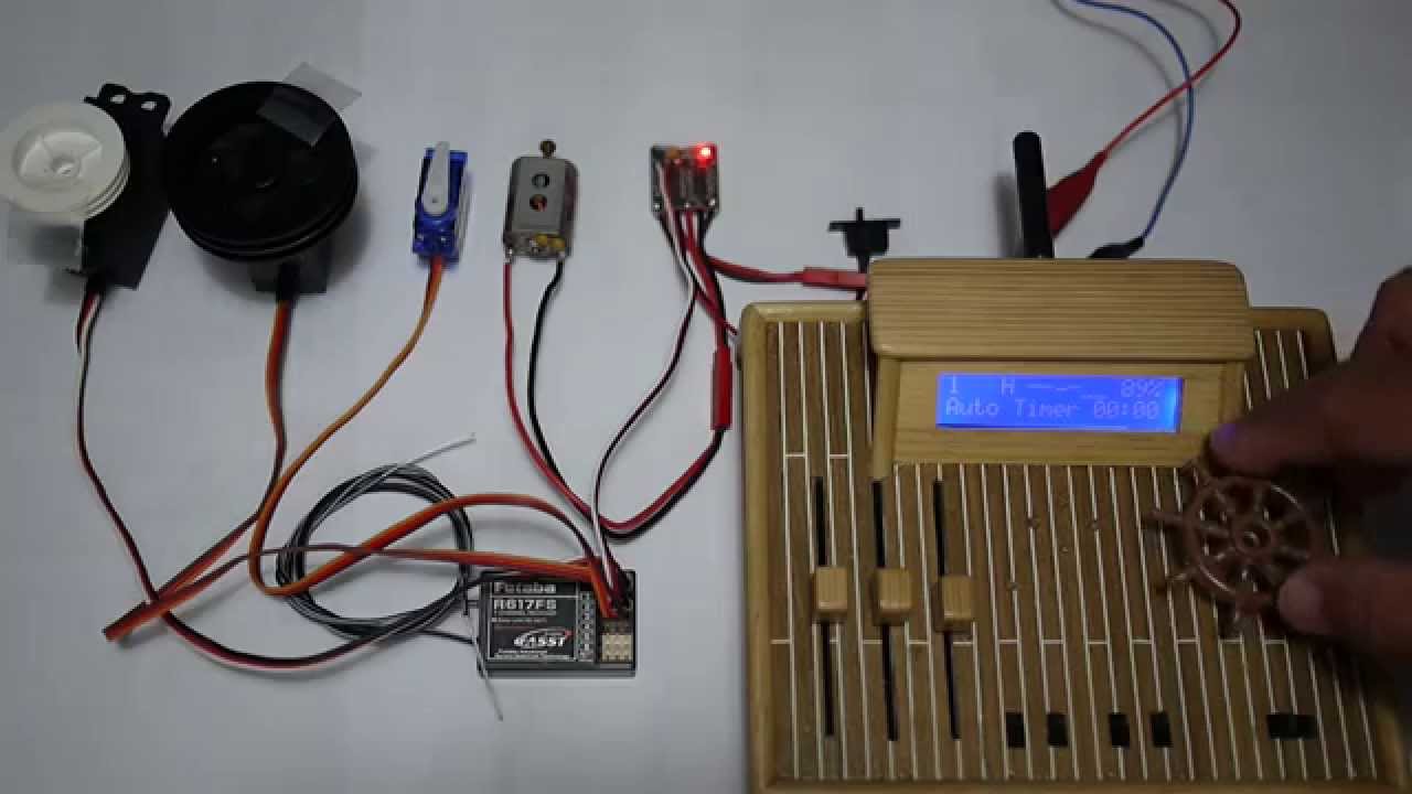 rc sailboat transmitter and receiver