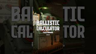 Field Manual 01 // BALLISTIC CALCULATOR #IronNest #IndieGame #Simulator #Artillery #Strategy