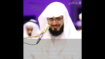 { وَاللهُ عَلَىٰ كُلّ شَيْءٍ قَدِيرٌ } بكاء الشيخ رعد محمد الكردي تلاوة من صميم القلب حالات واتس اب
