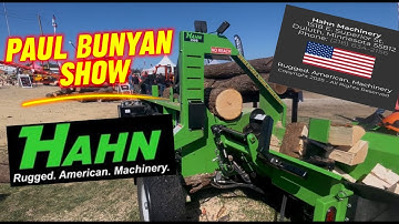 Hahn Firewood Processor, Paul Bunyan, Show, 2025