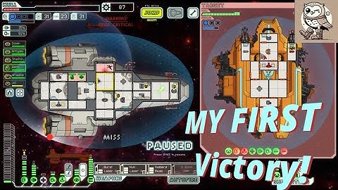 My very first victory in FTL – Faster Than Light!