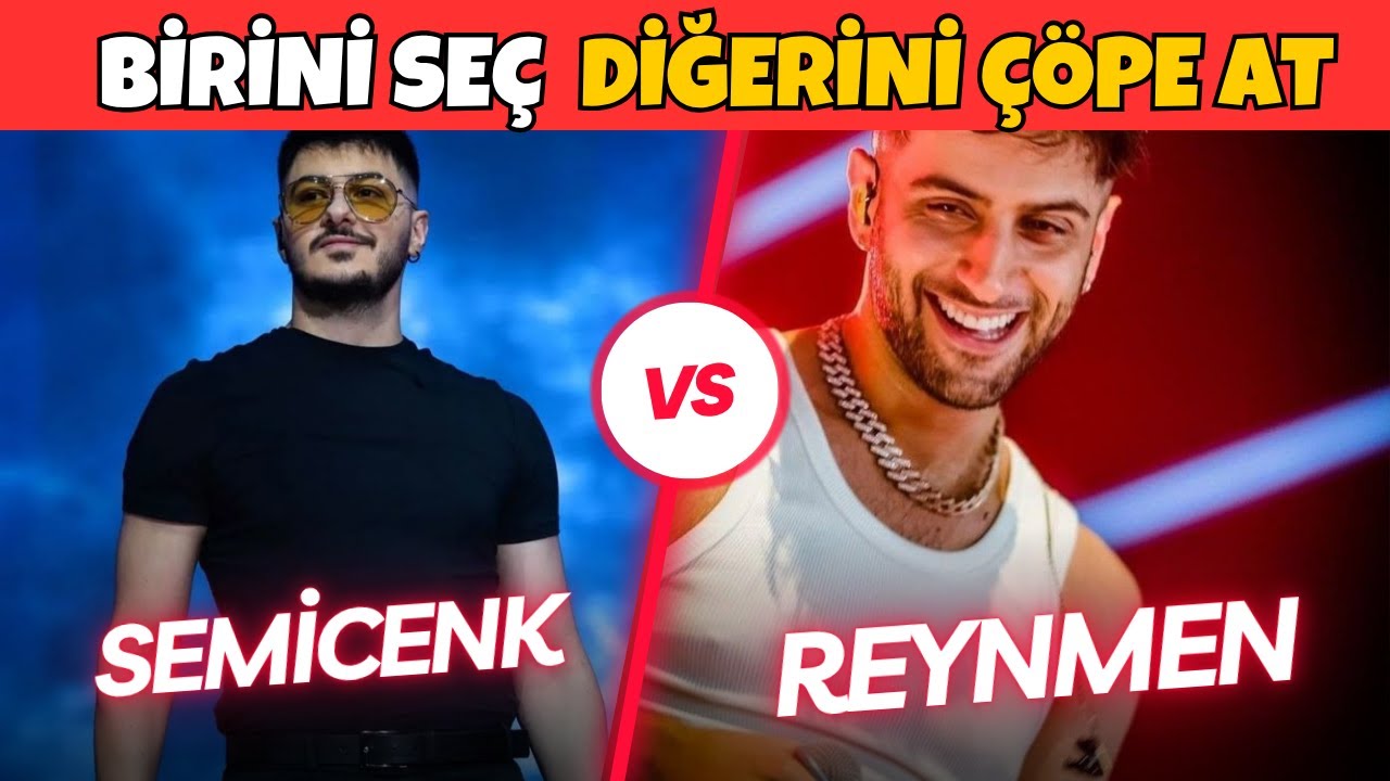 Bir Şarkıyı Seç, Diğerini Çöpe At! 🔥 Zor Seçimler | Popüler Türkçe Şarkılar, Müzik Testi 2025 🎵