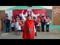 تشخيص النشيد الوطني من طرف تلاميذ مدرسة طه حسين فاس 