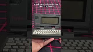 Atari Portfolio #gamer #retrogaming #tbt #vintage #80s #computer