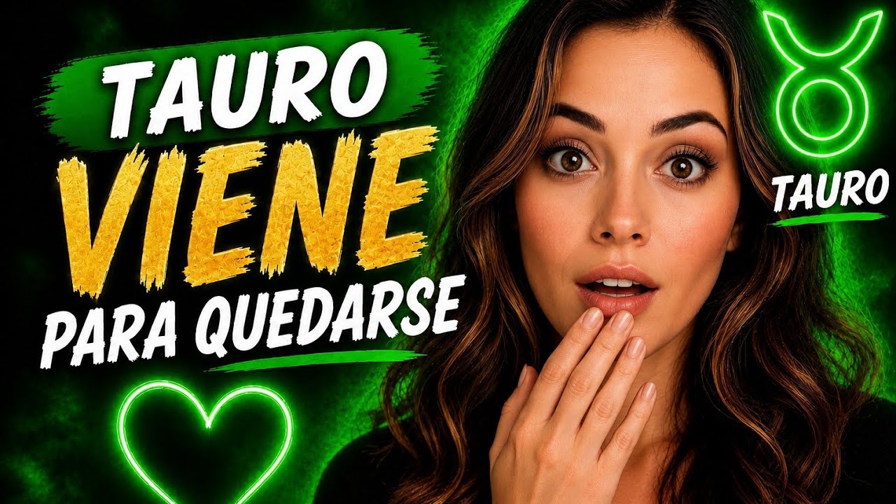 TAURO ♉ EL DESTINO POR FIN TE UNE CON TU PERSONA ️ - YouTube