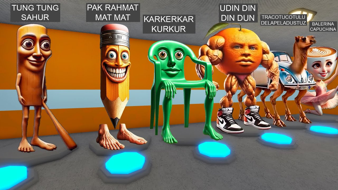 Too Much BRAINROT 1.000.000 MORPHS! Karkerkar Kurkur... in BARRY'S PRISON RUN!