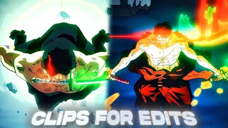ZORO RAW CLIPS FOR EDITING (ONE PIECE)
