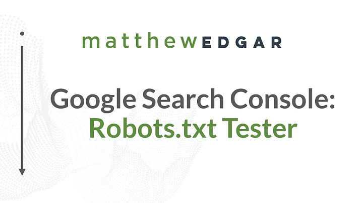 Google's Robots.txt Tester | Google Search Console