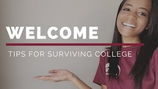 TIPS FOR SURVIVING COLLEGE - WeAreTWU Ep. 1
