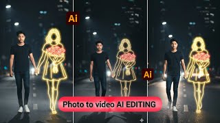 Walking on Road Viral Boy & Girl AI Video Editing | Ladki Ke Sath Chalne Wala AI Video Kaise Banaye screenshot 4