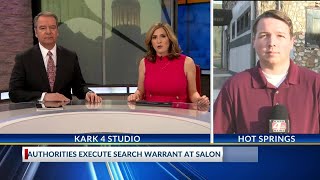 Man facing prostitution charges after Hot Springs police execute search warrant at salon