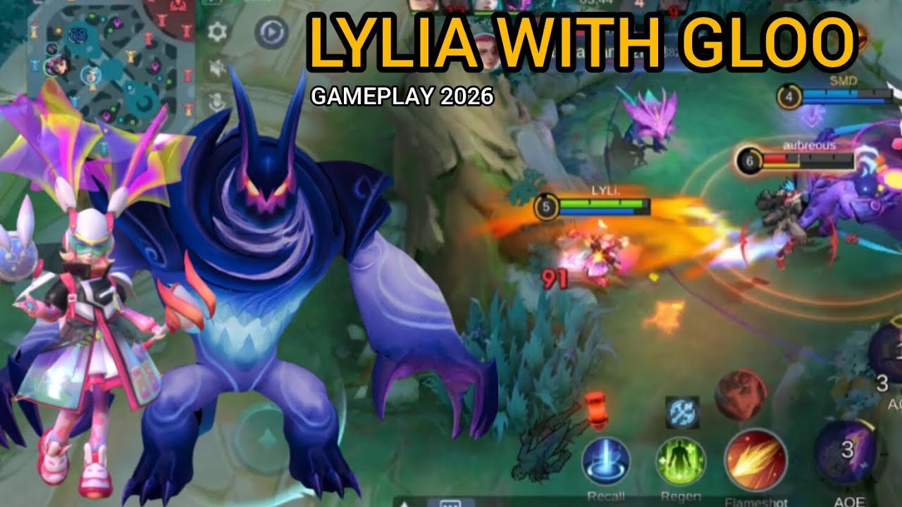 LYLIA EXP LANE GAMEPLAY [ MOBILE LEGENDS BANGBANG ]