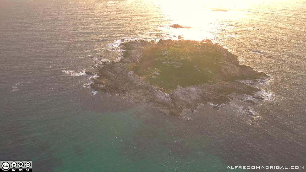 Galicia a vista de dron: illas estelas