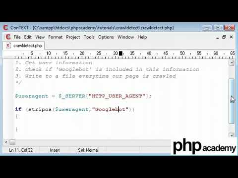 PHP Expert Tips 274 Search Engine Crawler Detection