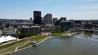 4K Drone Footage of Dayton, OH