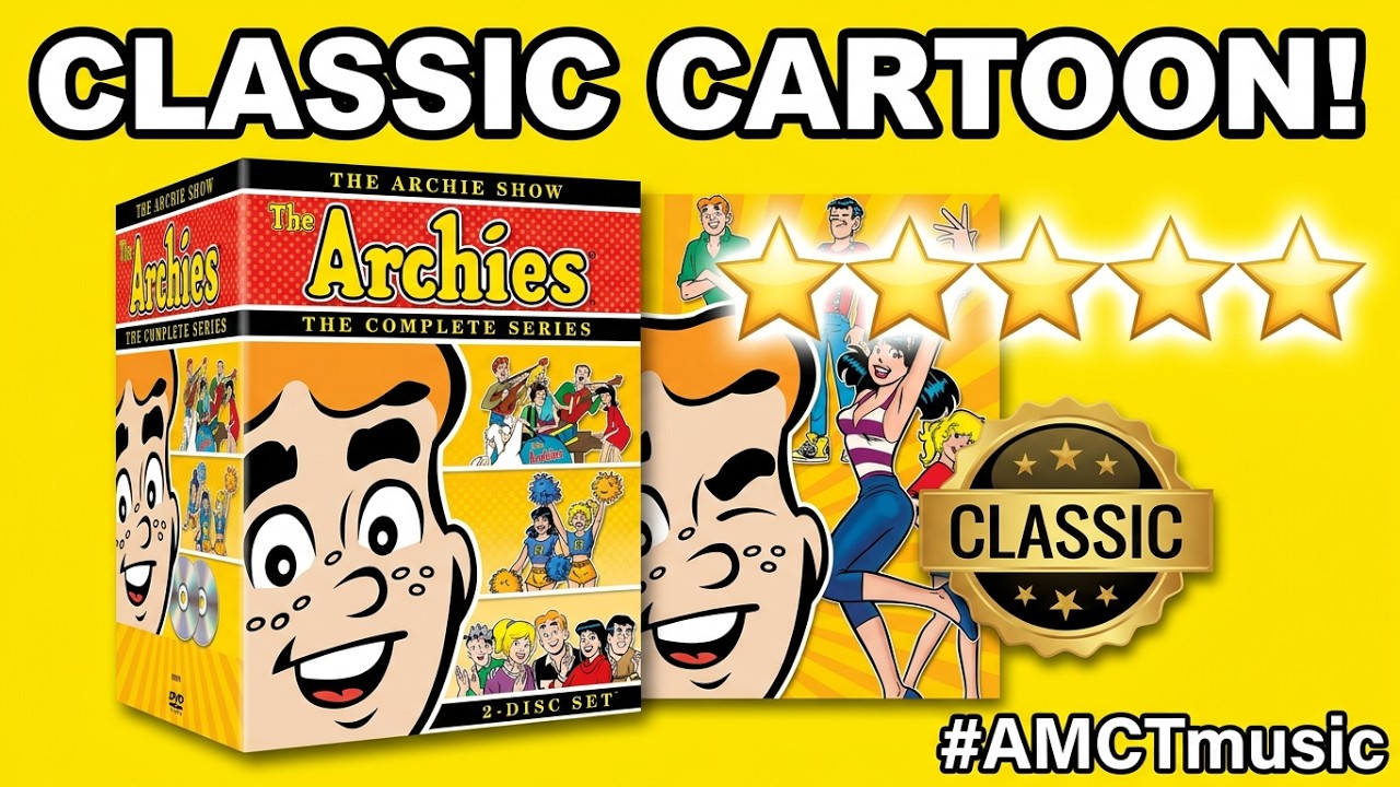 📺 🎶🎸📀 The Archies Archie Show Collection Cartoon DVD Set
